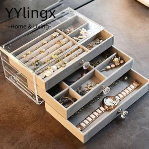 Hộp Đựng Đồ Trang Điểm Để Bàn 3 Ngăn