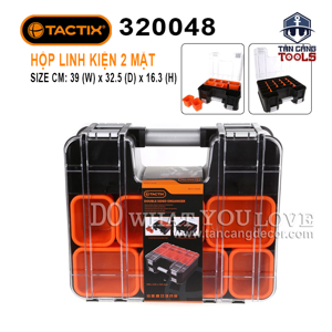 Hộp đựng dụng cụ nhiều ngăn 2 mặt Tactix 320048