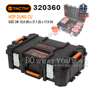 Hộp đựng dụng cụ Tactix 320360 52.8 x 37.1 x 17.9