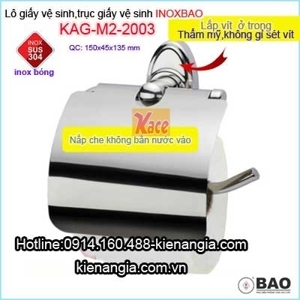 Hộp đựng giấy vệ sinh BAO M22003 (M2-2003)