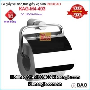 Hộp đựng giấy vệ sinh BAO M4-403 (INOX 304)