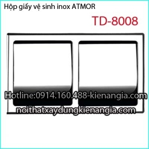 Hộp đựng giấy vệ sinh đôi Atmor 8088