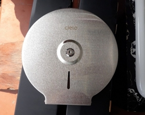 Hộp đựng giấy vệ sinh loại lớn Cielo LK532-S (Inox 304 mờ)