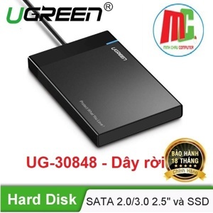 Hộp đựng ổ cứng 2,5 inch USB 3.0 chính hãng Ugreen 30848