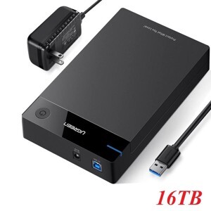 Hộp đựng ổ cứng 3,5 inch Sata/ USB 3.0 hỗ trợ 16TB Ugreen 50423