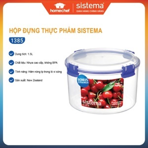 Hộp đựng thực phẩm Sistema Klip It 1385 1.5L
