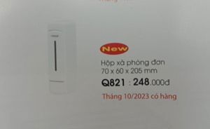 Hộp đựng xà phòng nước Caesar Q821 - Bằng nhựa gắn tường