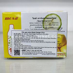 Hộp gas CO2 làm Soda (10 ống)