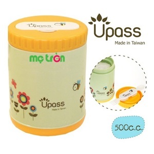 Hộp giữ ấm thức ăn kèm thìa và dĩa Upass UP9563Y 500ml