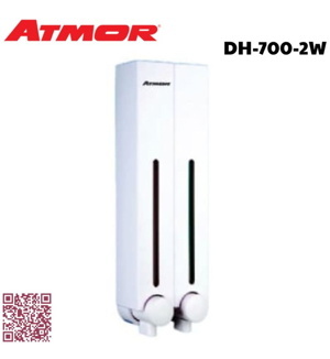 Hộp nhấn xà phòng 2 hộc nhựa ABS DH-700-2W