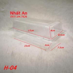 Hộp nhựa chữ nhật H04