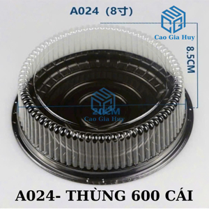 Hộp nhựa đậy tròn A024 - Set 50 hộp
