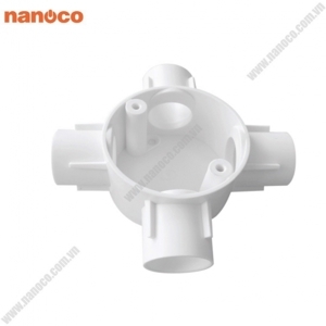 Hộp nối 4 ngã Ø20 Nanoco NPA68201