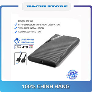 Hộp ổ cứng SSD/HDD 2.5 inch ORICO 2521U3-BK