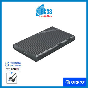 Hộp ổ cứng SSD/HDD 2.5 inch ORICO 2521U3-BK