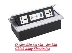 Hộp ổ điện âm bàn Sino Amigo STS-215