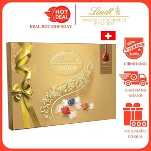 Hộp quà Socola Lindt Lindor Assorted 168g