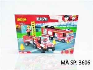 Hộp ráp xếp hình cứu hỏa 3606