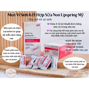 Hộp sữa non kết hợp men vi sinh upspring, 30 gói