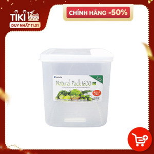 Hộp thực phẩm vuông Inomata 1600ml