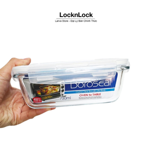 Hộp thủy tinh Clear chữ nhật Lock&Lock LLG430 730ml