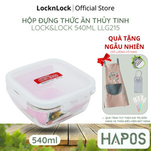 Hộp thủy tinh Lock&Lock vuông LLG215 - 540ml