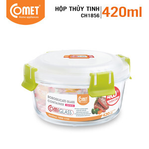 Hộp thủy tinh tròn Comet CH1856 420ml