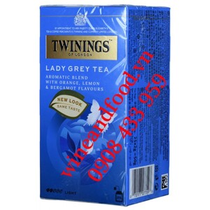 Hộp trà lá Lady Grey của Twinings