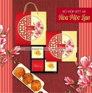 Hộp trung thu 4 bánh Mộc Lan