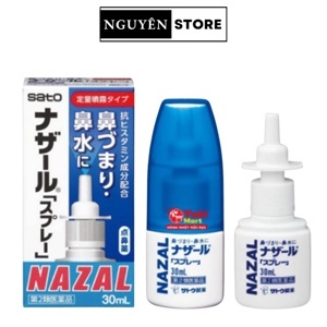 Hộp Xịt xoang Nazal Sato Nhật Bản 30ml