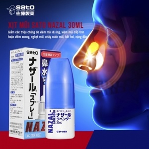 Hộp Xịt xoang Nazal Sato Nhật Bản 30ml