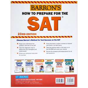 How To Prepare For The Sat 2009, 23 RD Edition (Dùng Kèm Đĩa CD)