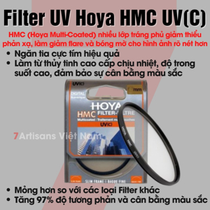 Kính lọc Hoya HMC UV(C) - 82mm