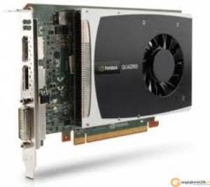 Card đồ họa (VGA Card) HP Nvidia Quadro 2000 (WS094AA) - Quadro 2000, GDDR5, 1GB, 128 bit, PCI Express 2.0 x16