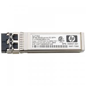 HPE 8Gb Shortwave B-series Fibre Channel 1 Pack SFP+ Transceiver AJ716B