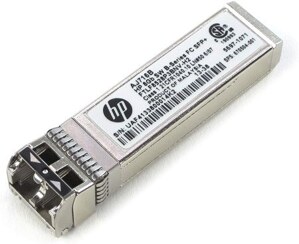 HPE 8Gb Shortwave B-series Fibre Channel 1 Pack SFP+ Transceiver AJ716B