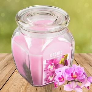 Hũ nến thơm tinh dầu Bolsius Orchid 305g QT024367 - hương hoa lan