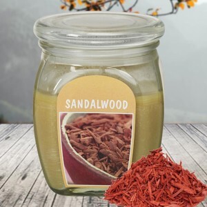 Hũ nến thơm tinh dầu Bolsius Sandalwood 305g QT024373 - gỗ đàn hương