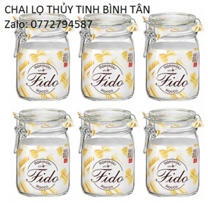 Hũ Thủy Tinh Nắp Cài Fido 1000ml
