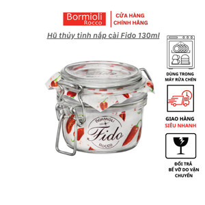 Hũ Thủy Tinh Nắp Cài Fido 130ml
