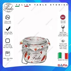 Hũ Thủy Tinh Nắp Cài Fido 130ml