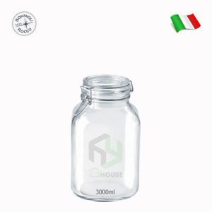 Hũ thủy tinh nắp cài Fido Bormioli Rocco - 3000ml