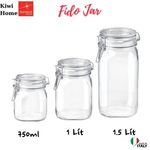 Hũ thủy tinh nắp cài kín hơi Fido 750ml