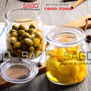 Hũ thủy tinh ống Libbey Storage Jar - 500ml