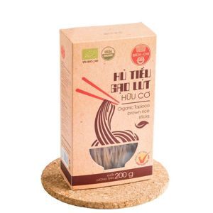 Hủ tiếu gạo lứt hữu cơ Bích Chi - hộp 200g