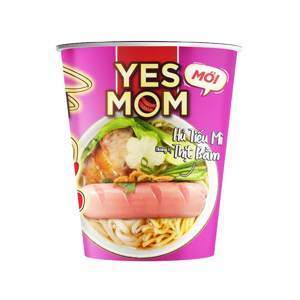 Hủ tiếu mì Yes Mom thịt bằm ly 76g