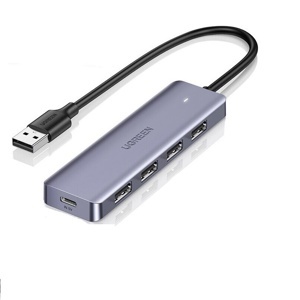 Hub chia 4 cổng USB 3.0 hỗ trợ cấp nguồn Micro USB Ugreen 50985