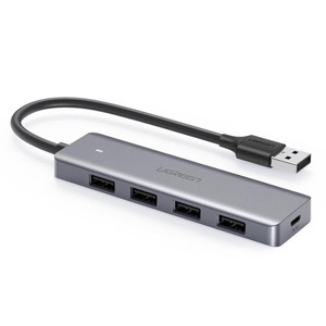Hub chia 4 cổng USB 3.0 hỗ trợ cấp nguồn Micro USB Ugreen 50985