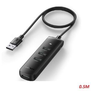 Hub chia USB 3.0 ra 4 cổng dài 0,5M chính hãng Ugreen 80656