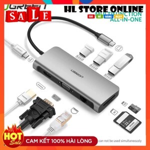 Hub USB type C chuyển đổi đa năng 5 trong 1 Ugreen 40873